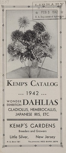 Kemp's catalog, 1942