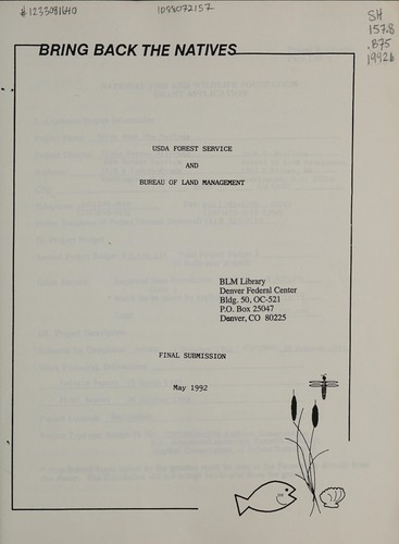 Bring back the natives