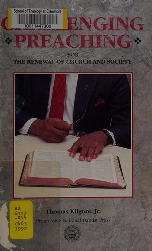 Challenging preaching for the renewal of church and society