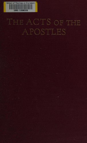 The acts of the apostles