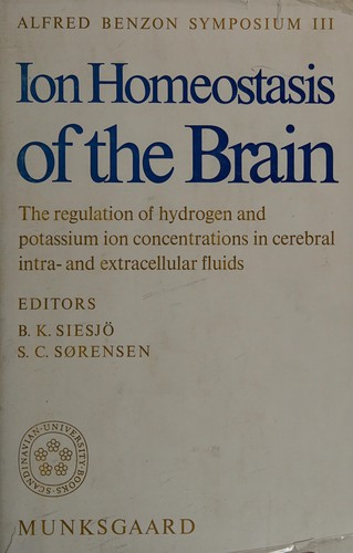 Ion homeostasis of the brain