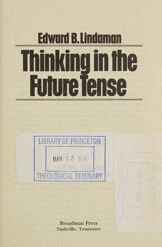 Thinking in the future tense