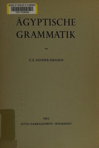 Ägyptische Grammatik