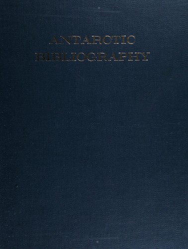 Antarctic bibliography