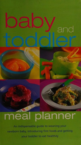 Baby and toddler meal planner