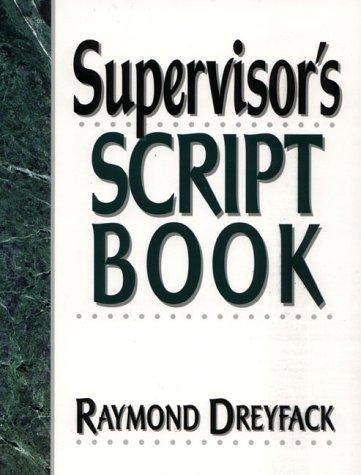Supervisor's script book
