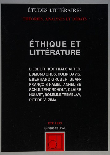 Éthique et littérature