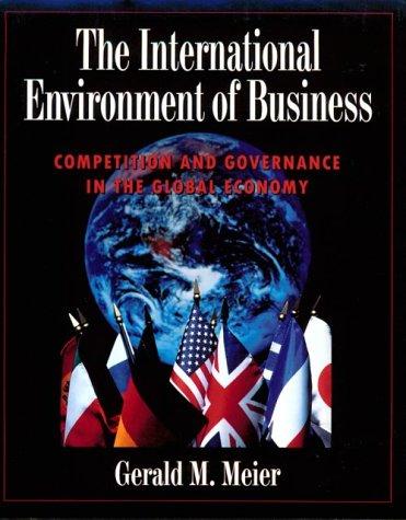 The international environment of business
