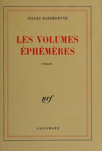 Les volumes éphémères