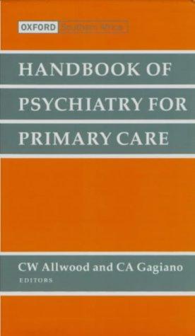 Handbook of psychiatry for primary care