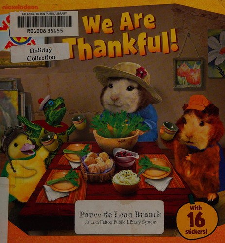We are thankful!
