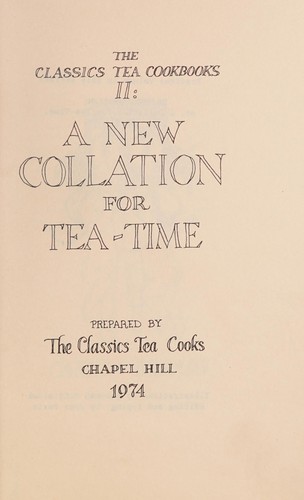 A new collation for tea-time