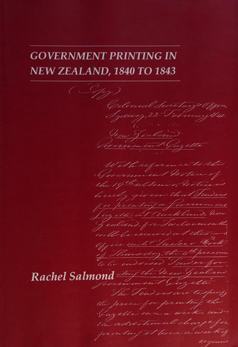 Government printing in New Zealand, 1840 to 1843