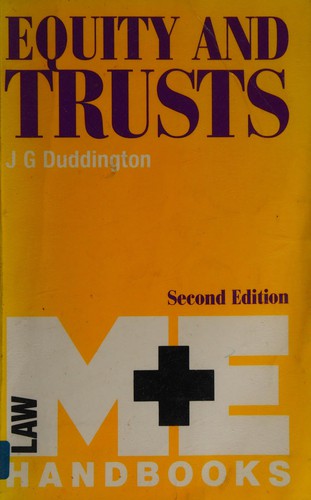EQUITY AND TRUSTS (M E HANDBOOK S.)