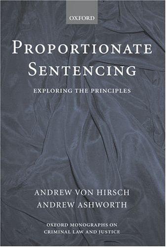 Proportionate sentencing