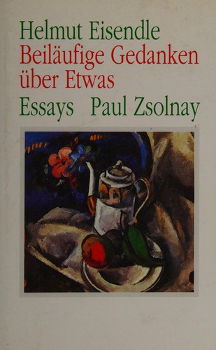 Beiläufige Gedanken über Etwas