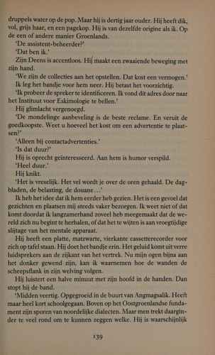 Smilla's gevoel voor sneeuw