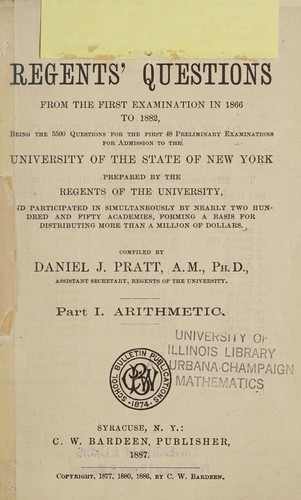 The Regents' questions