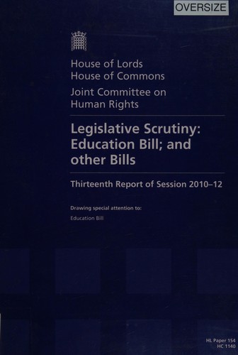 Legislative scrutiny