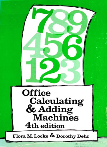 Office calculating and adding machines