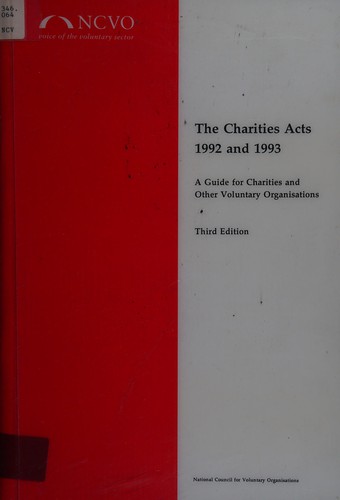 The Charities Acts 1992 and 1993