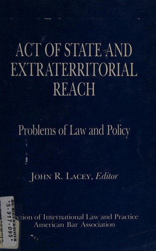 Act of state and extraterritorial reach
