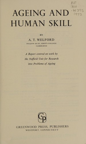 Ageing and human skill