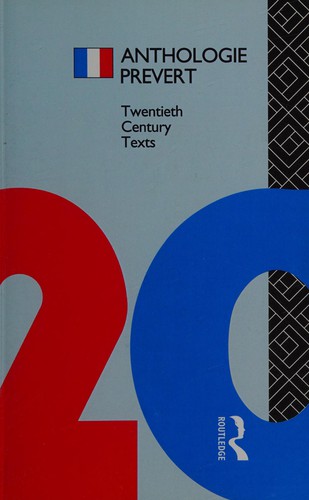 Anthologie Prevert (Twentieth Century Texts)
