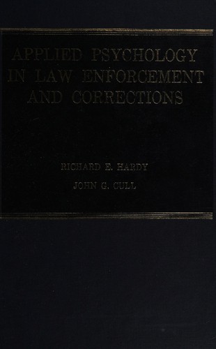 Applied psychology in law enforcement and corrections