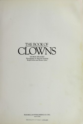 The book of clowns