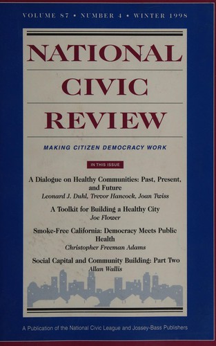 National Civic Review, No. 4, Winter 1998: Building Healthier Communities
