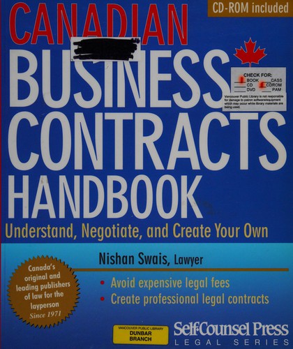 Canadian Business Contracts Handbook