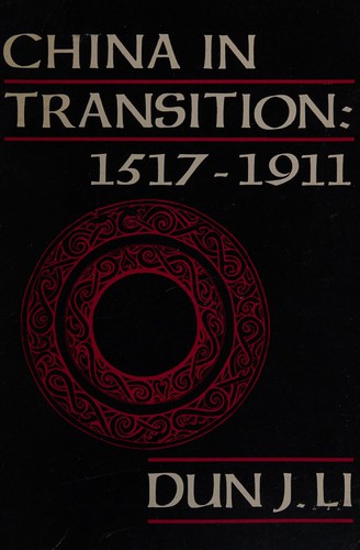 China in transition, 1517-1911