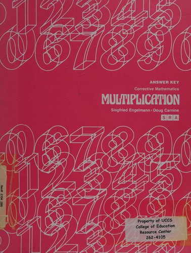 Presentation Book Corrective Mathematics Multiplication