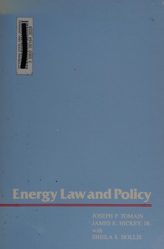 Energy law and policy