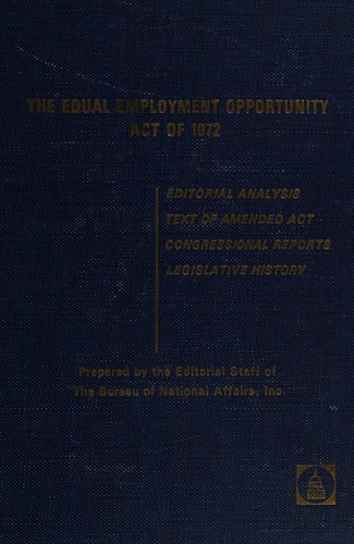 The Equal employment opportunity act of 1972