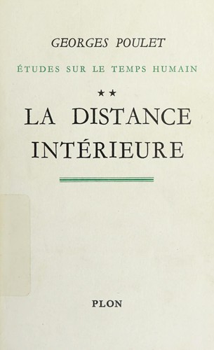 Etudes sur le temps humain