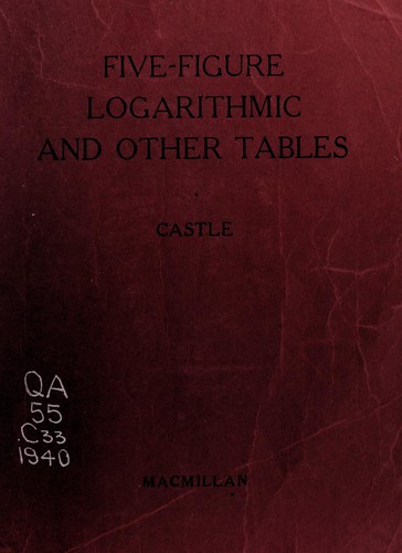 Five-figure logarithmic and other tables