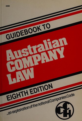 Guidebook to Australian company law