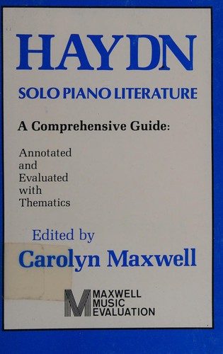 Haydn, solo piano literature