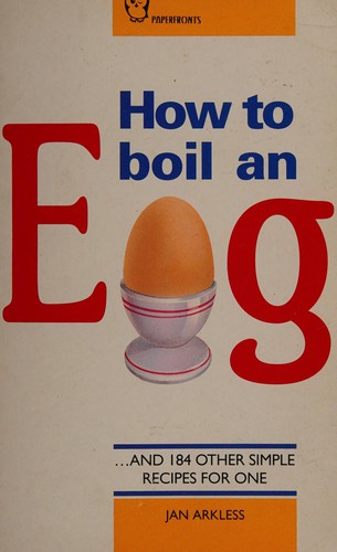 How to boil an egg
