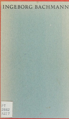 Ingeborg Bachmann, eine Einführung