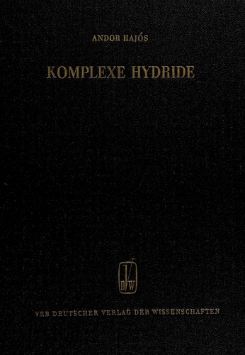 Komplexe Hydride und ihre Anwendung in der organischen Chemie