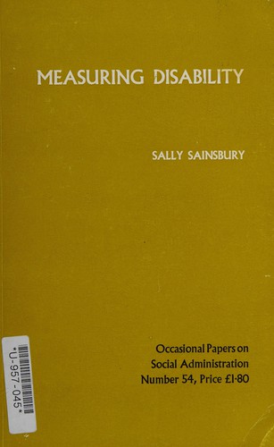 Measuring disability