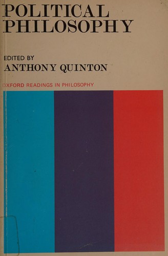 Political Philosophy (Oxford Readings in Philosophy)
