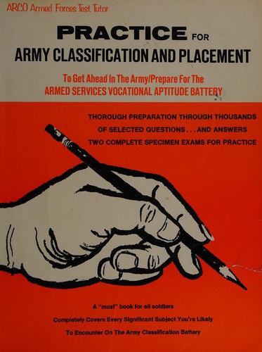 Practice for Army classification battery