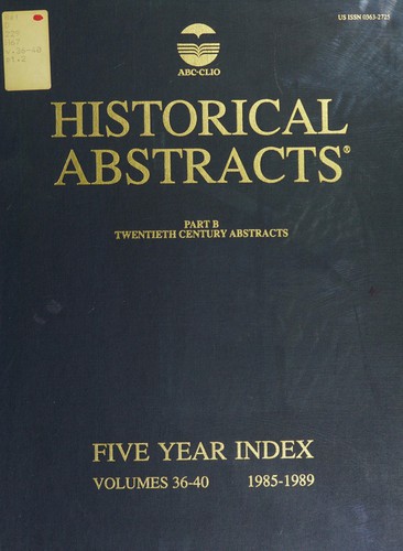 Historical Abstracts
