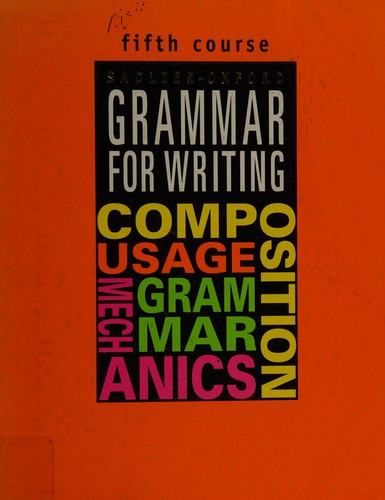 Grammar For Writing