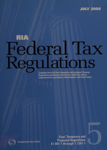 Ria federal tax regulations 2009 summer