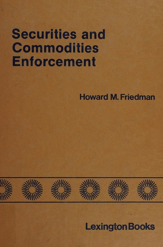 Securities and commodities enforcement